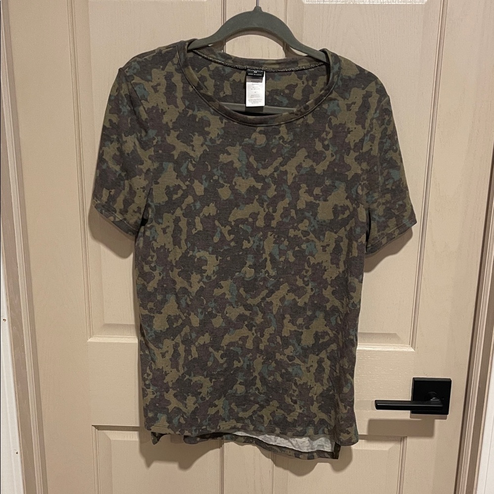 Stranded Green and Brown Camouflage Tee